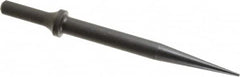 Value Collection - 6-1/2" OAL, Tapered Punch Chisel - Round Shank, Steel - Benchmark Tooling