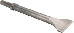 Made in USA - 2" Head Width, 12" OAL, Scaling Chisel - Round Drive, Round Shank, Alloy Steel - Benchmark Tooling