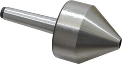 Interstate - MT2 Taper Shank, 2.48" Head Diam Live Center - 2.48" Head Length, 0.46" Point Diam, 1.42" Point Len, 396.83 Lb Max Workpc, 5.35" OAL, Bull Nose Point - Benchmark Tooling