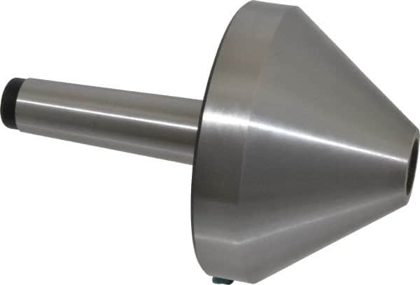 Interstate - MT4 Taper Shank, 5.04" Head Diam Live Center - 3.27" Head Length, 1.38" Point Diam, 2.44" Point Len, 1,433 Lb Max Workpc, 7.6" OAL, Bull Nose Point - Benchmark Tooling