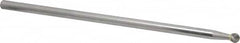 Atrax - 1/4" Cut Diam, 1/4" Shank Diam, Ball Head Single Cut Burr - Carbide, Radius End, 7/32" LOC, 6-7/32" OAL - Benchmark Tooling
