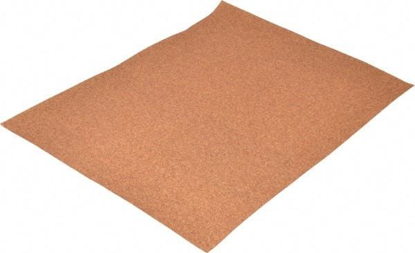 3M - 80 Grit, Garnet Sanding Sheet - 11" Long x 9" Wide, Medium Grade, D Weighted Paper Backing - Benchmark Tooling