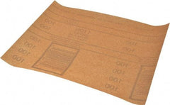 3M - 100 Grit, Garnet Sanding Sheet - 11" Long x 9" Wide, Fine Grade, A Weighted Paper Backing - Benchmark Tooling