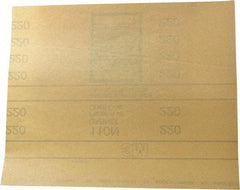 3M - 220 Grit, Garnet Sanding Sheet - 11" Long x 9" Wide, Very Fine Grade, A Weighted Paper Backing - Benchmark Tooling