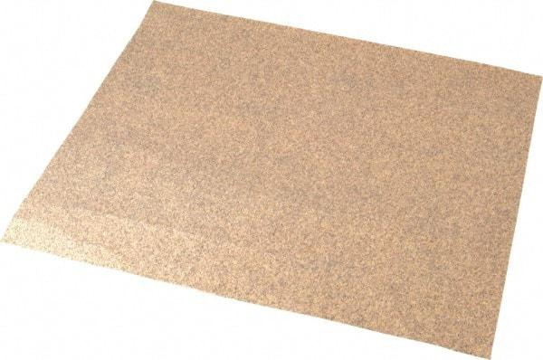 3M - 50 Grit, Aluminum Oxide Sanding Sheet - 11" Long x 9" Wide, Coarse Grade, D Weighted Paper Backing - Benchmark Tooling