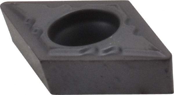 Kennametal - DCMT21.51 UF Grade KC5010 Carbide Turning Insert - TiAlN Finish, 55° Diamond, 1/4" Inscr Circle, 3/32" Thick, 1/64" Corner Radius - Benchmark Tooling