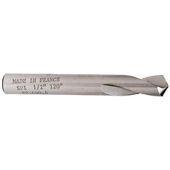 Magafor - 0.63" Body Diam, 120° Point, Cobalt, 4-3/4" Overall Length, Spotting Drill - Benchmark Tooling