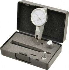 Value Collection - 0.008 Inch Range, 0.0001 Inch Dial Graduation, Horizontal Dial Test Indicator - 1.26 Inch White Dial, 0-40-0 Dial Reading - Benchmark Tooling