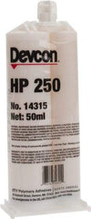 Devcon - 50 mL Cartridge Two Part Epoxy - 65 min Working Time, 3,200 psi Shear Strength, Series HP250 - Benchmark Tooling