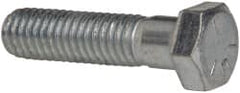 Value Collection - 3/8-16 UNC, 1-1/2" Length Under Head Hex Head Cap Screw - Partially Threaded, Grade 5 Steel, Zinc-Plated Finish, 9/16" Hex - Benchmark Tooling
