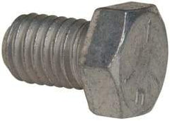Made in USA - 1/2-13 UNC, 3/4" Length Under Head Hex Head Cap Screw - Fully Threaded, Grade 5 Steel, Zinc-Plated Finish, 3/4" Hex - Benchmark Tooling