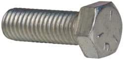 Value Collection - 1/2-13 UNC, 1-1/2" Length Under Head Hex Head Cap Screw - Fully Threaded, Grade 5 Steel, Zinc-Plated Finish, 3/4" Hex - Benchmark Tooling