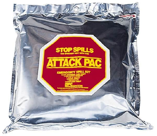 Brady SPC Sorbents - 7 Gal Capacity Hazardous Materials Spill Kit - Foil - Benchmark Tooling