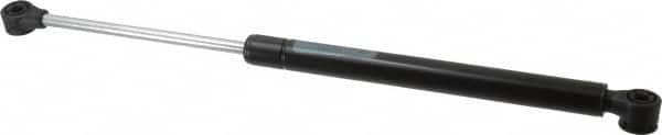 Value Collection - 0.32" Rod Diam, 0.75" Tube Diam, 120 Lb Capacity, Fixed Force Gas Spring - 15.25" Extended Length, 5" Stroke Length, Plastic Ball Socket, Black Nitride Piston - Benchmark Tooling