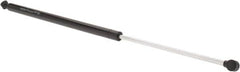 Value Collection - 0.39" Rod Diam, 0.87" Tube Diam, 150 Lb Capacity, Fixed Force Gas Spring - 27.8" Extended Length, 10" Stroke Length, Plastic Ball Socket, Black Nitride Piston - Benchmark Tooling