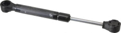 Value Collection - 0.24" Rod Diam, 0.59" Tube Diam, 40 Lb Capacity, Fixed Force Gas Spring - 7.5" Extended Length, 2" Stroke Length, Plastic Ball Socket, Black Nitride Piston - Benchmark Tooling