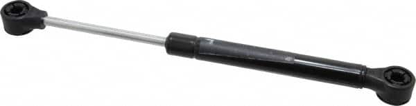 Value Collection - 0.24" Rod Diam, 0.59" Tube Diam, 40 Lb Capacity, Fixed Force Gas Spring - 9.6" Extended Length, 3.15" Stroke Length, Plastic Ball Socket, Black Nitride Piston - Benchmark Tooling