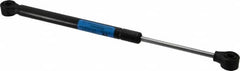 Value Collection - 0.24" Rod Diam, 0.59" Tube Diam, 60 Lb Capacity, Fixed Force Gas Spring - 12" Extended Length, 3.5" Stroke Length, Plastic Ball Socket, Black Nitride Piston - Benchmark Tooling