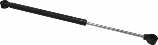 Value Collection - 0.24" Rod Diam, 0.59" Tube Diam, 20 Lb Capacity, Fixed Force Gas Spring - 14.5" Extended Length, 5" Stroke Length, Plastic Ball Socket, Black Nitride Piston - Benchmark Tooling