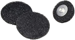 3M - 6" Very Coarse Grade Silicon Carbide Deburring Disc - Arbor Connection, Black, 4,000 Max RPM - Benchmark Tooling
