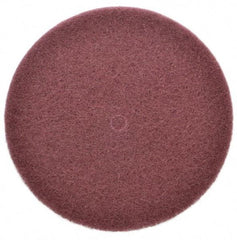 3M - 8" Very Fine Grade Aluminum Oxide Deburring Disc - 1/2" Center Hole, Arbor Connection, Maroon, 3,000 Max RPM - Benchmark Tooling