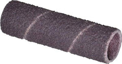 Made in USA - 50 Grit Aluminum Oxide Coated Spiral Band - 1/2" Diam x 2" Wide, Coarse Grade - Benchmark Tooling