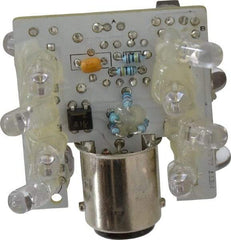 Eaton Cutler-Hammer - LED Lamp, Green, Steady, Stackable Tower Light Module - 24 VAC/VDC, 59 Milliamp, IP65 Ingress Rating, 4, 13, 4X NEMA Rated, Base Mount - Benchmark Tooling