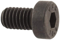 Value Collection - M6x1.00 Metric Coarse Hex Socket Drive, Low Socket Cap Screw - Grade 10.9 Alloy Steel, Black Oxide Finish, Fully Threaded, 10mm Length Under Head - Benchmark Tooling
