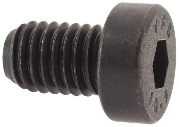 Value Collection - M8x1.25 Metric Coarse Hex Socket Drive, Low Socket Cap Screw - Grade 10.9 Alloy Steel, Black Oxide Finish, Fully Threaded, 12mm Length Under Head - Benchmark Tooling