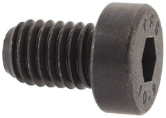 Value Collection - M8x1.25 Metric Coarse Hex Socket Drive, Low Socket Cap Screw - Grade 10.9 Alloy Steel, Black Oxide Finish, Fully Threaded, 12mm Length Under Head - Benchmark Tooling