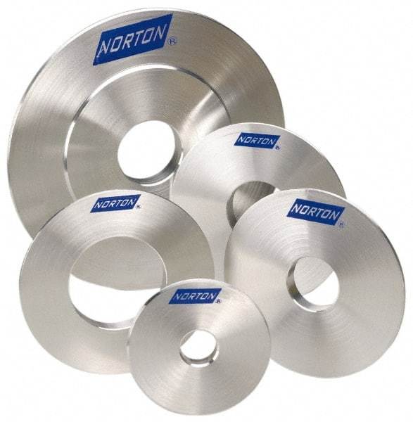 Norton - Deburring Wheel 2" Diam Reduced Bushing - Reduces Bushings from 2" to 1-1/4" Arbor Size, for 12" Diam Flap & Convolute Wheels - Benchmark Tooling