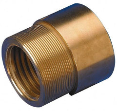 Keystone Threaded Products - 0.68" Long, 0.62" High, 0.38" Thread Length, Bronze, Right Hand, Round, Precision Acme Nut - 0.562-18 Thread Size, 2C Class of Fit - Benchmark Tooling