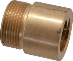 Keystone Threaded Products - 1.12" Long, 1-1/4" High, 1/2" Thread Length, Bronze, Right Hand, Round, Precision Acme Nut - 1.000-18 Thread Size, 2C Class of Fit - Benchmark Tooling