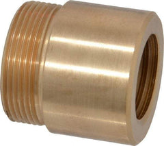 Keystone Threaded Products - 1-1/2" Long, 1-1/2" High, 1/2" Thread Length, Bronze, Right Hand, Round, Precision Acme Nut - 1.375-16 Thread Size, 2C Class of Fit - Benchmark Tooling