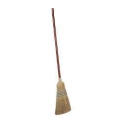 Rubbermaid - Corn Bristle Broom - Wood Handle, 12" Wide - Benchmark Tooling