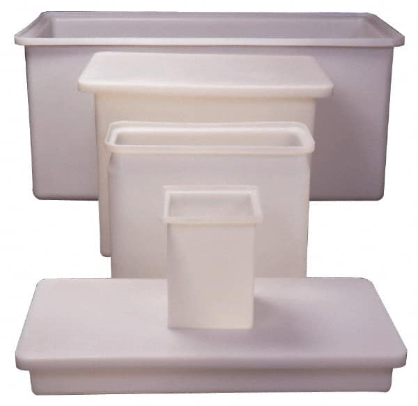 Made in USA - Rectangular Polyethylene Tank Cover - 36" Wide x 72" Long x 1/4" Thick - Benchmark Tooling