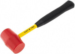 No-Mar - 5/8 Lb Head 1-5/8" Face Urethane Hammer - Fiberglass Handle - Benchmark Tooling