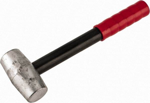 No-Mar - 5 Lb Head 1-5/8" Face Lead Hammer - Vinyl Handle - Benchmark Tooling