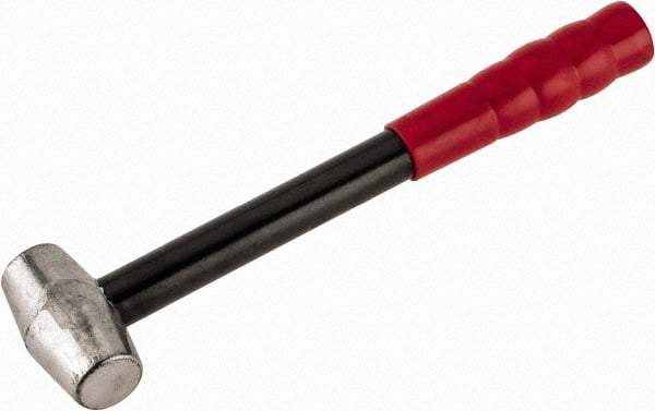 No-Mar - 2 Lb Head 1-1/8" Face Lead Hammer - Vinyl Handle - Benchmark Tooling