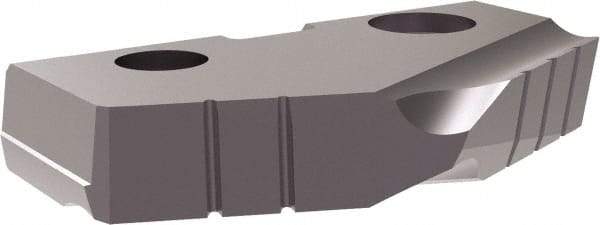 Allied Machine and Engineering - 1-21/32" Diam x 1/4" Thick, Seat Code 3, 132° Included Angle Spade Drill Insert - TiAlN Coated, Carbide, Grade K20, Series T-A - Benchmark Tooling