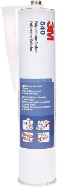 3M - 10 oz Cartridge White Polyurethane Joint Sealant - 194°F Max Operating Temp - Benchmark Tooling