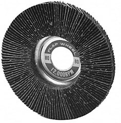 3M - 4" Diam Locking Nut Disc Backing Pad - 5/8-11 Thread - Benchmark Tooling