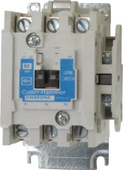 Eaton Cutler-Hammer - No Enclosure, 3 Pole, Electrically Held Lighting Contactor - 60 A at 480 V (Tungsten), 60 A at 600 V (Ballast or Mercury Vapor), 110 VAC at 50 Hz, 120 VAC at 60 Hz - Benchmark Tooling