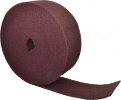 Superior Abrasives - 30' Long x 4" Wide Nonwoven Roll - Very Fine Grade, Red, Aluminum Oxide - Benchmark Tooling