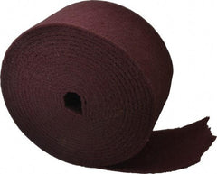 Superior Abrasives - 30' Long x 6" Wide Nonwoven Roll - Very Fine Grade, Red, Aluminum Oxide - Benchmark Tooling