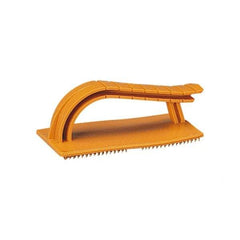 Standard Abrasives - 3-5/8" Wide Plastic Hand Pad Holder with Backing Pad Attachment - Compatible with Scouring Pads - Benchmark Tooling