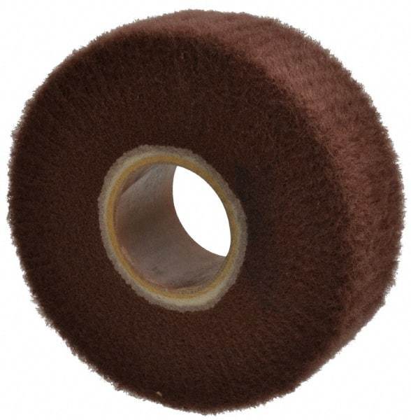 Made in USA - 6" Diam 220 Grit Silicon Carbide Unmounted Flap Wheel - 2" Hole, 2" Wide, Density 7, Nonwoven, Grade Very Fine, 3,400 Max RPM - Benchmark Tooling