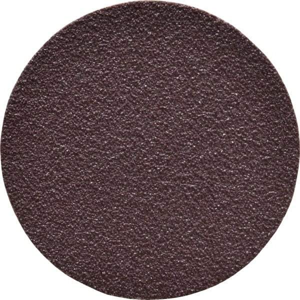 Standard Abrasives - 2" Disc Diam, 80 Grit, Aluminum Oxide Quick Change Disc - Type S Attaching System, Coated, Brown, Medium Grade, 20,000 RPM - Benchmark Tooling