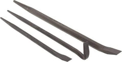 Mayhew - 3 Piece Line-Up & Rolling Head Pry Bar Set - Includes 14, 16 & 20" Lengths - Benchmark Tooling