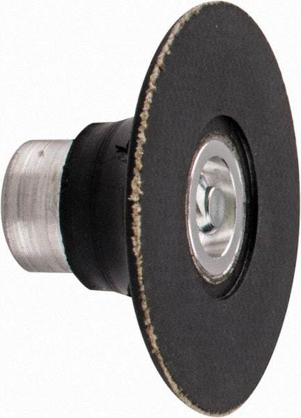 Standard Abrasives - 2" Diam Quick-Change Disc Backing Pad - 1/4" Shank Diam, Medium Density, 25,000 RPM, SocAtt Compatible - Benchmark Tooling
